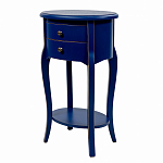 Синяя тумба на фигурных ножках Shelby варинант исполнения - 2 | Loft Concept в Челябинске