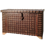 Большой Этнический сундук с металлическим декором  варинант исполнения - 3 | Loft Concept в Челябинске