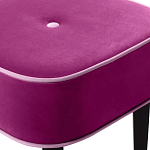 Квадратный мягкий пуф на черных ножках Winton Pouf Square варинант исполнения - 18 | Loft Concept в Челябинске