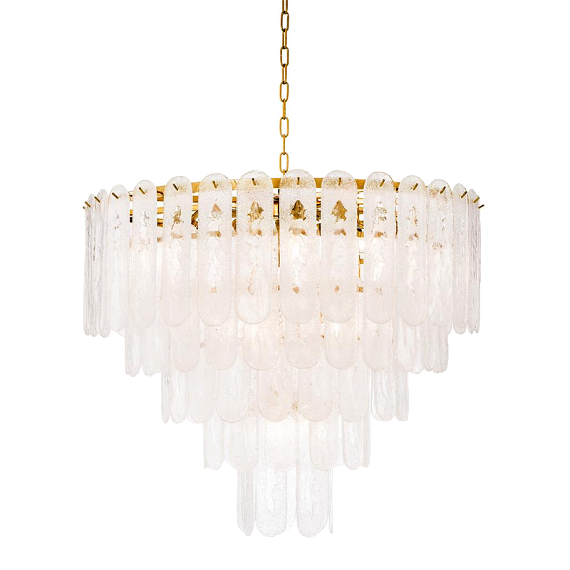 Люстра Chandelier Riveria Золотой Прозрачный Люстра Chandelier Riveria Золотой Прозрачный в Челябинске | Loft Concept