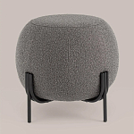 Пуф в ткани букле темно-серого цвета Pikelet варинант исполнения - 2 | Loft Concept в Челябинске