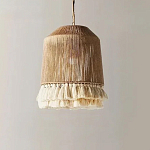 Люстра круглая плетеная с кисточками Small Solar Glow варинант исполнения - 3 | Loft Concept в Челябинске