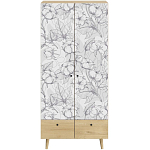 Шкаф с принтом Cotton варинант исполнения - 2 | Loft Concept в Челябинске