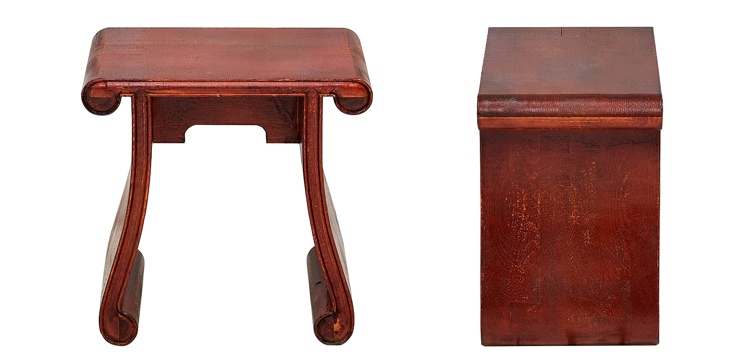 Табурет в китайском стиле Chinese Tabouret Red Табурет в китайском стиле Chinese Tabouret Red - Loft-Concept в Челябинске