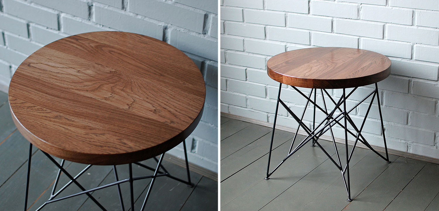 Кофейный стол Kinney Brown Industrial Metal Rust Coffee Table Кофейный стол Kinney Brown Industrial Metal Rust Coffee Table - Loft-Concept в Челябинске