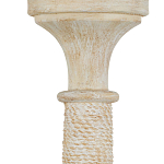 Люстра из дерева в форме подсвечника Coastal Aesthetics варинант исполнения - 2 | Loft Concept в Челябинске