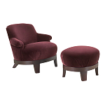 Премиальное Кресло с пуфом Turin варинант исполнения - 1 | Loft Concept в Челябинске