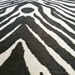 Мебельная ткань Шенилл черно-белый принт 140 см T3-1 варинант исполнения - 3 | Loft Concept в Челябинске