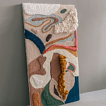 Тканый вручную текстильный гобелен Orchid варинант исполнения - 2 | Loft Concept в Челябинске