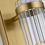 Бра вертикальное с рифленым стеклянным плафоном и прямоугольным основанием Quintiesse варинант исполнения - 4 | Loft Concept в Челябинске