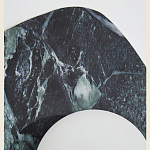 Бра с каменным основанием и плафоном из стекла Amazon Green Shaw Marble Lighting варинант исполнения - 1 | Loft Concept в Челябинске