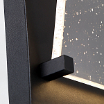 Настенный фонарь уличный прямоугольный черного цвета со стеклом с пузырьками Eurofase варинант исполнения - 3 | Loft Concept в Челябинске