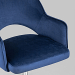 Кресло для компьютерного стола Veloury Blue варинант исполнения - 7 | Loft Concept в Челябинске