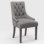 Мебельная ткань Шенилл серый цвет 142 см T4-46 варинант исполнения - 5 | Loft Concept в Челябинске