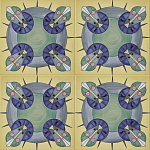 Плитка дизайнерская с узором Экипаж варинант исполнения - 2 | Loft Concept в Челябинске