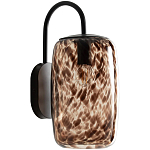 Бра с плафоном из янтарного стекла Amber Olmos Wall Lamp варинант исполнения - 1 | Loft Concept в Челябинске