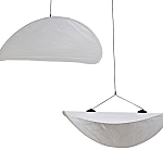 Подвесной светильник с белыми плафонами в форме облака Диаметр 60+60 см Cloud Junction варинант исполнения - 2 | Loft Concept в Челябинске