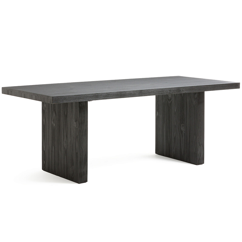 Большой обеденный стол Furuya Dining Table Черный в Челябинске | Loft Concept 