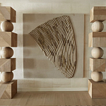 Декор настенный в Эко стиле рафия Malibu wall panel варинант исполнения - 2 | Loft Concept в Челябинске