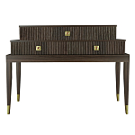 Премиальная Консоль с тремя ящиками Elsa Dreams Walnut варинант исполнения - 4 | Loft Concept в Челябинске