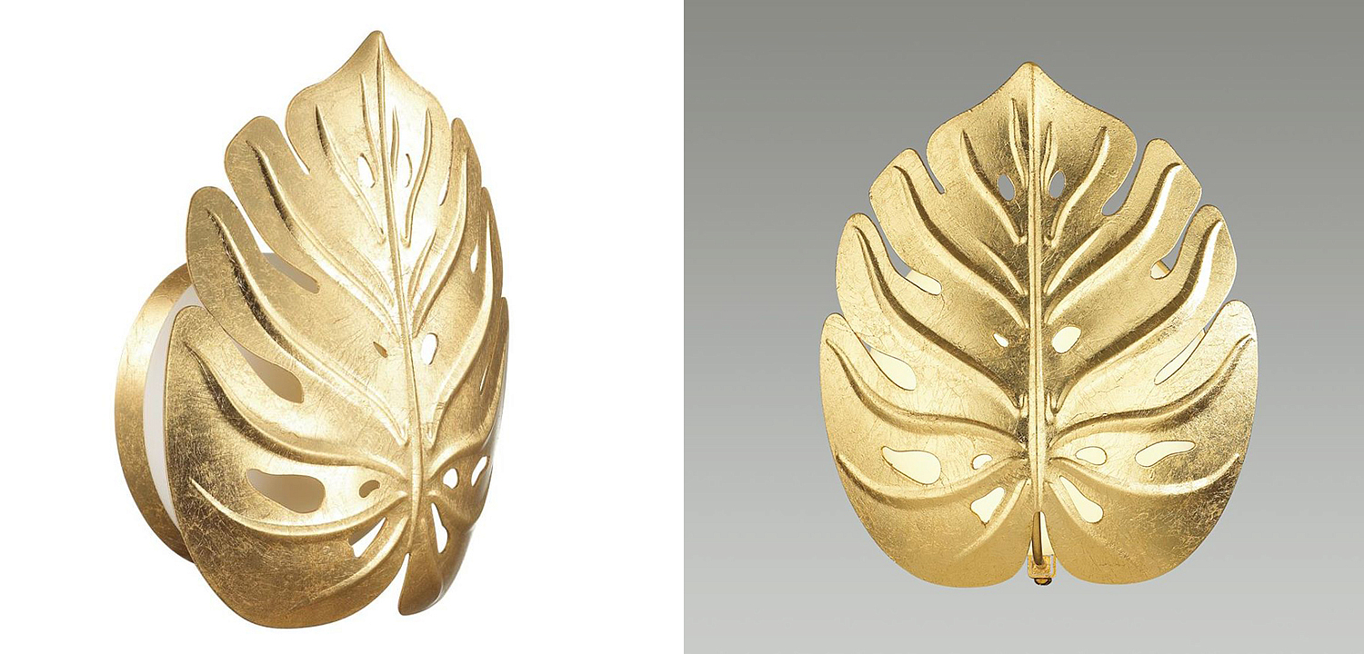 Бра Gold Monstera Leaf Бра Gold Monstera Leaf - Loft-Concept в Челябинске