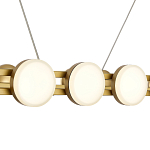 Люстра овальная с круглыми светодиодными источниками света Maxine Light варинант исполнения - 6 | Loft Concept в Челябинске