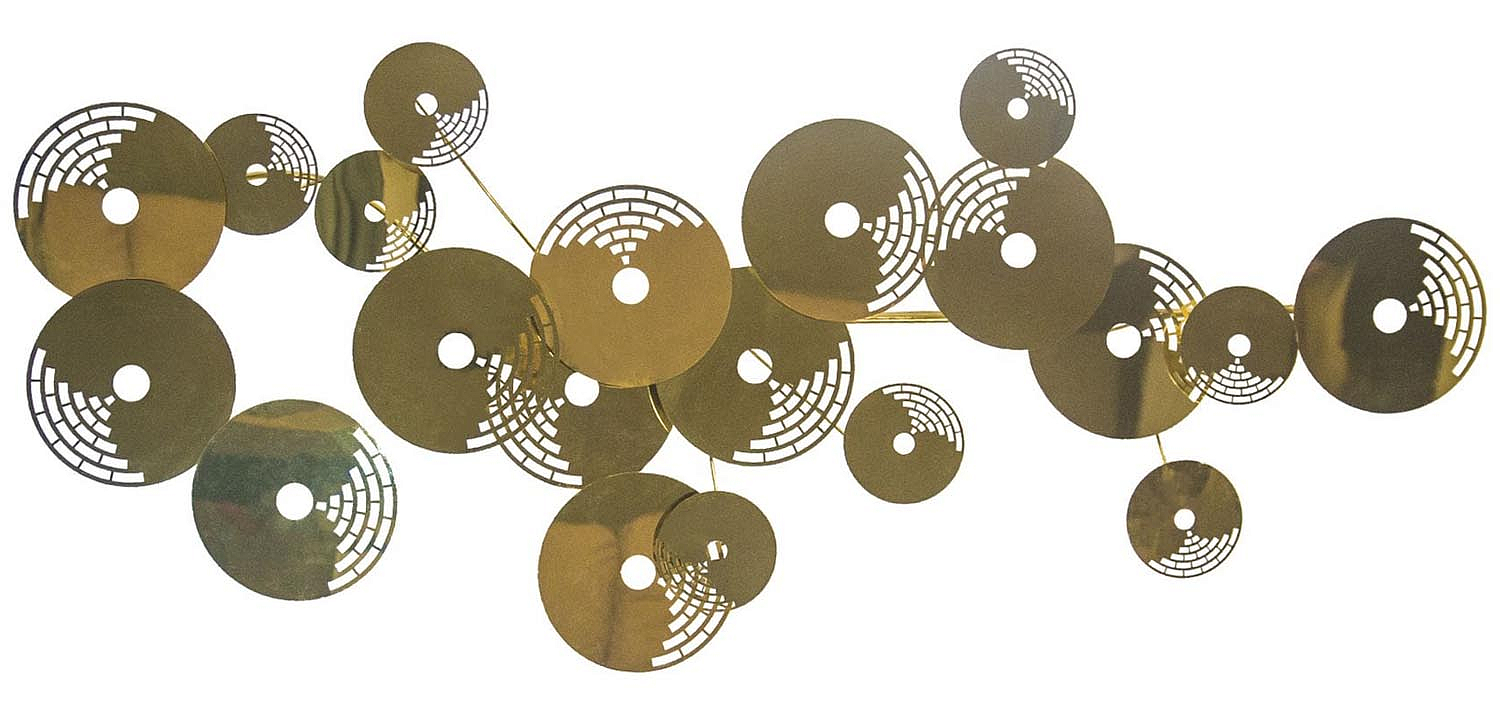 Арт-объект Metal Plates ART gold Арт-объект Metal Plates ART gold - Loft-Concept в Челябинске