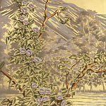 Обои ручная роспись Le Brésil Amarelo Deep Rich Gold варинант исполнения - 2 | Loft Concept в Челябинске