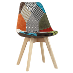 Стул с обивкой в стиле пэчворк Arvika варинант исполнения - 1 | Loft Concept в Челябинске