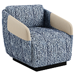 Дизайнерское Кресло William с кожаными подлокотниками  варинант исполнения - 1 | Loft Concept в Челябинске