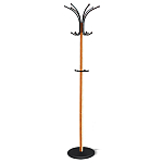 Вешалка с круглым основанием и черными металлическими крючками Industrial Metal Rust варинант исполнения - 1 | Loft Concept в Челябинске