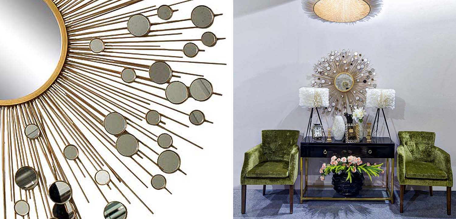 Зеркало-солнце Rays With Mirrors Зеркало-солнце Rays With Mirrors - Loft-Concept в Челябинске
