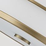 Потолочный светильник с белым матовым абажуром в металлическом каркасе Feiss варинант исполнения - 4 | Loft Concept в Челябинске