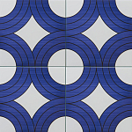 Дизайнерская плитка с узором Восьмерки варинант исполнения - 1 | Loft Concept в Челябинске