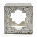 Приставной столик с перламутром Bone Inlay Side Table Floral Design варинант исполнения - 2 | Loft Concept в Челябинске