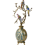 Бронзовый подсвечник Птичий рай Flora варинант исполнения - 4 | Loft Concept в Челябинске