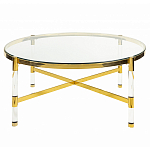 Кофейный столик со столешницей из стекла Crossy варинант исполнения - 1 | Loft Concept в Челябинске