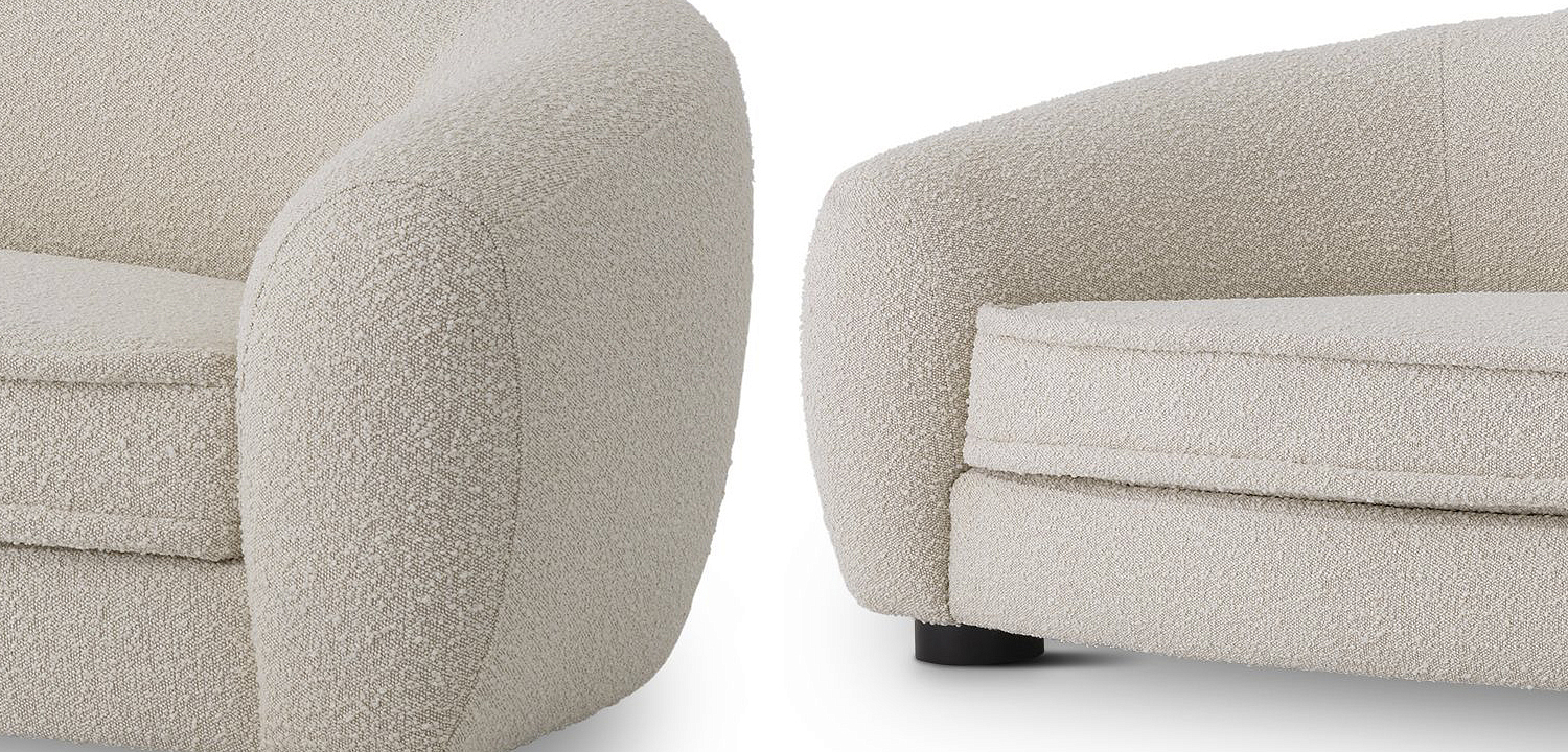 Диван Eichholtz Sofa Freud Boucle cream Диван Eichholtz Sofa Freud Boucle cream - Loft-Concept в Челябинске