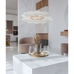 Люстра с прозрачным волнистым плафоном в форме цветка Ethereal Bloom варинант исполнения - 12 | Loft Concept в Челябинске