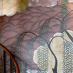 Обои ручная роспись Willow & Waves Original colourway on Edo painted Xuan paper with antiquing варинант исполнения - 2 | Loft Concept в Челябинске