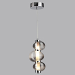 Подвесной светильник с 3-мя рифлеными стеклянными шарами Marcelh Light варинант исполнения - 8 | Loft Concept в Челябинске