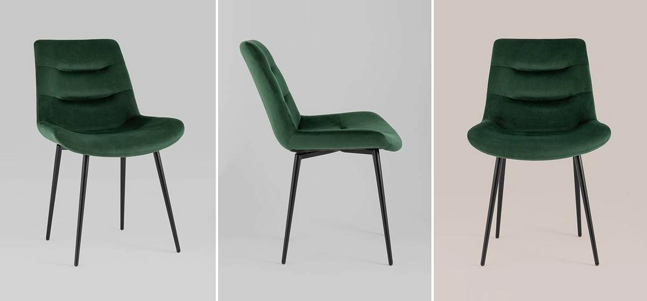 Стул Austin Chair Зеленый Велюр Стул Austin Chair Зеленый Велюр - Loft-Concept в Челябинске