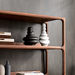 Стеллаж в гостиную для книг Moon Walnut Furniture варинант исполнения - 6 | Loft Concept в Челябинске