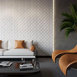 Гипсовая 3D панель с принтографией PM-18 варинант исполнения - 1 | Loft Concept в Челябинске