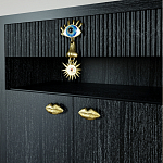 Комод Elsa Dreams Black Двухстворчатый  варинант исполнения - 4 | Loft Concept в Челябинске