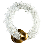 Бра кольцо с кристаллами из хрусталя Gilbertine Crystals Ring Wall Lamp варинант исполнения - 1 | Loft Concept в Челябинске