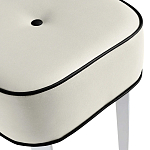 Квадратный мягкий пуф на белых ножках Winton Pouf Square варинант исполнения - 22 | Loft Concept в Челябинске