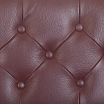 Диван из натуральной кожи на 4-х деревянных ножках из массива бука Chloe Leather Seating vine варинант исполнения - 5 | Loft Concept в Челябинске