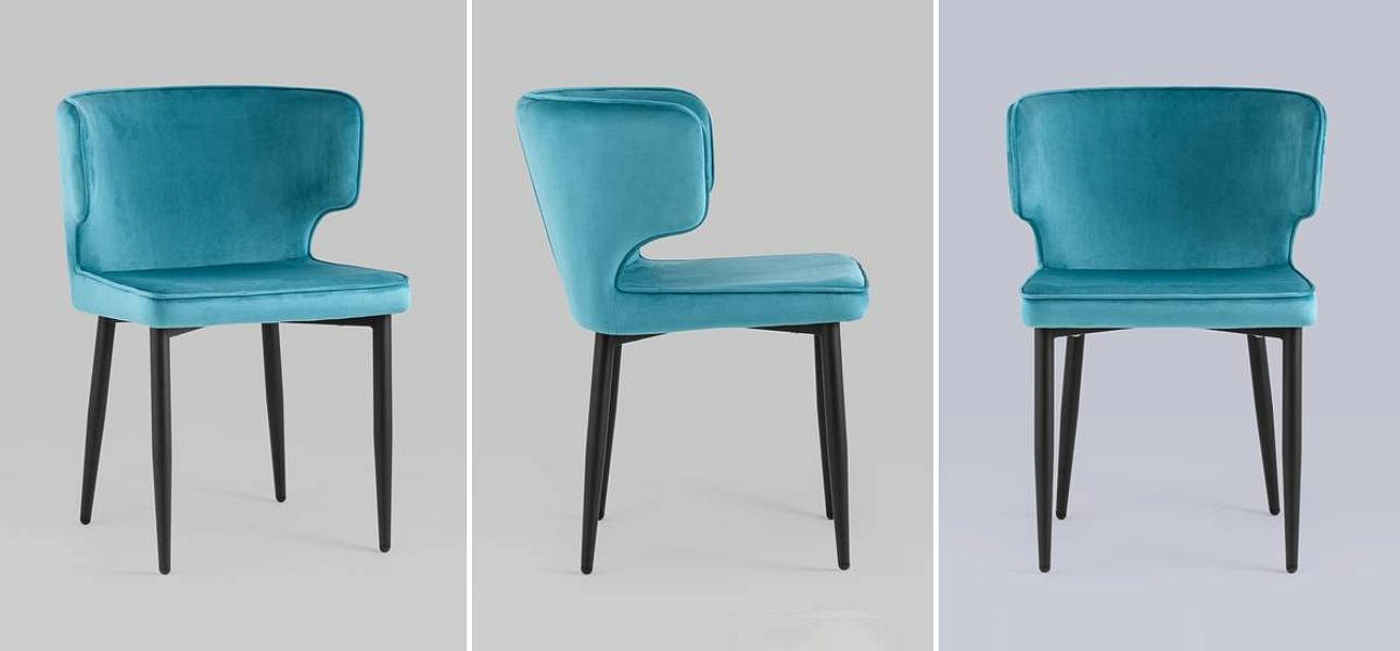 Стул Mateo Chair Бирюзовый Велюр Стул Mateo Chair Бирюзовый Велюр - Loft-Concept в Челябинске