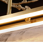 Люстра прямоугольная из фактурного стекла Chandelier Beam варинант исполнения - 9 | Loft Concept в Челябинске